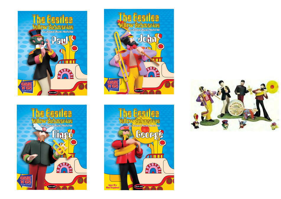 ビートルズ Polar Lights The Beetles Yellow Submarine