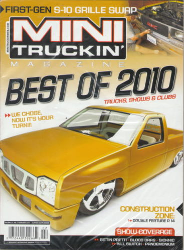 ミニトラッキン マガジン 2011/2 MINI TRUCKIN' MAGAZINE