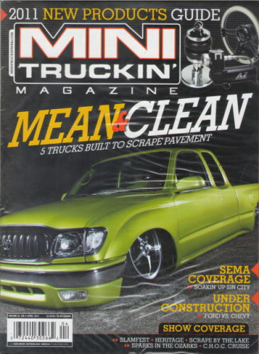 ミニトラッキン マガジン 2011/4 MINI TRUCKIN' MAGAZINE