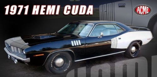 プリマス ヘミ バラクーダ 1/18 Plymouth Hemi Barracuda