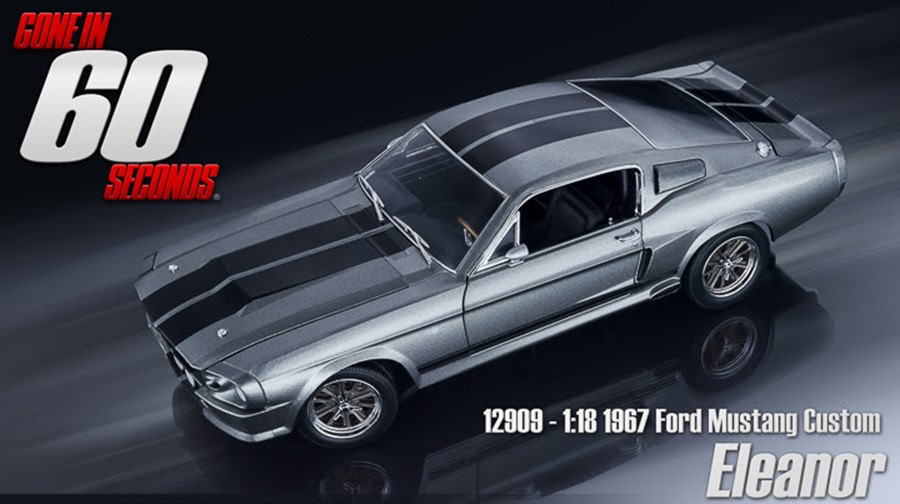 エレノア マスタング 1/18 Eleanor Gone in 60 seconds