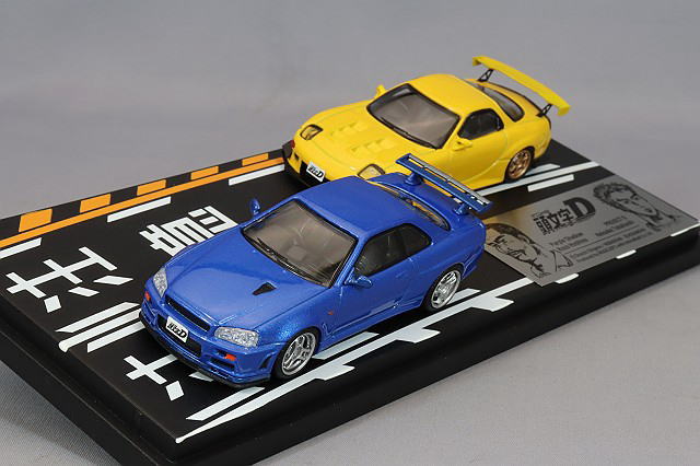 頭文字D Vol.8 1/64 RX-7 GT-R BNR34