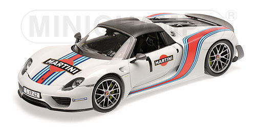 ポルシェ 918 スパイダー マルティニ 1/18 Porsche Spyder 2013