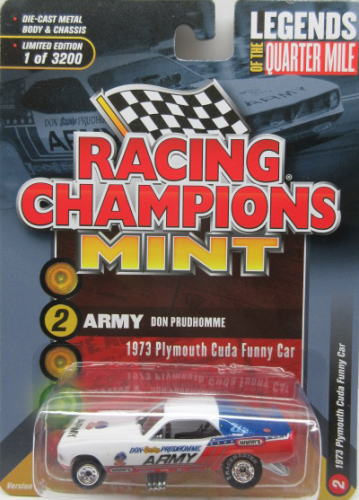 ファニーカー プリマス クーダ ARMY 1/64 Funny Car Plymouth Cuda