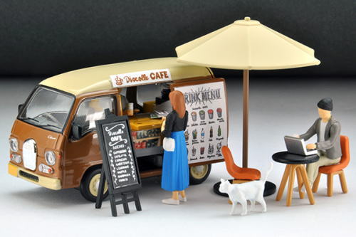ジオラマ カフェ スバル サンバー 1/64 Subaru Samber
