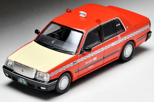 トヨタ クラウンセダン 無線タクシー 1/64 Toyopet Crown