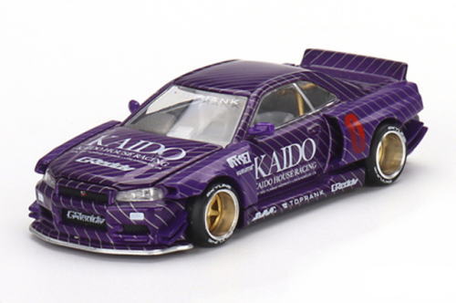 スカイライン GT-R R34 1/64 Skyline R34 Kaido Works