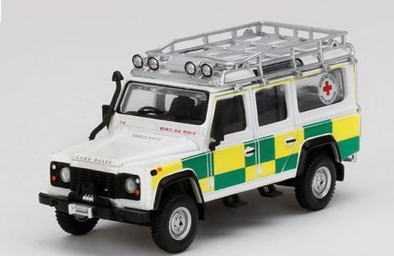 ランドローバー ディフェンダー 英国赤十字社 捜索救難 1/64 Land Rover Defender 110