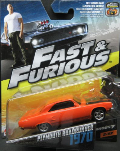 プリマス ロードランナー 1/55 Fast & Furious