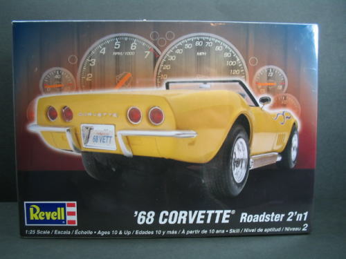コルベット ロードスター プラモデル 1968 Corvette